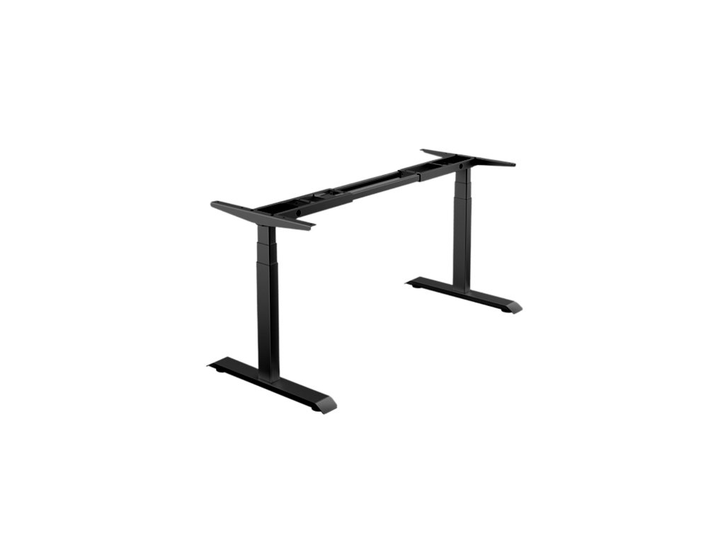 Elektricky výškově stavitelný podstavec pro ergonomický stůl SAPRO ERGO-A2T1, 2 motory, 58-122cm, černý