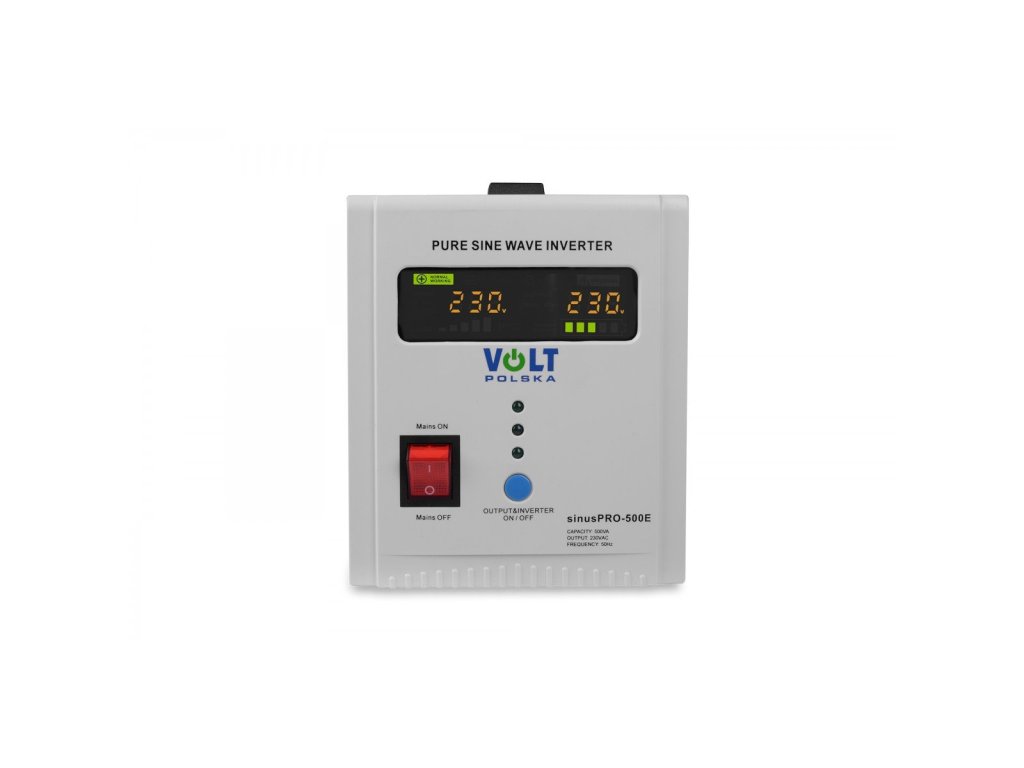 Záložní zdroj UPS VOLT Sinus Pro 500 E 12/230V 500VA 350W, čistý sinus